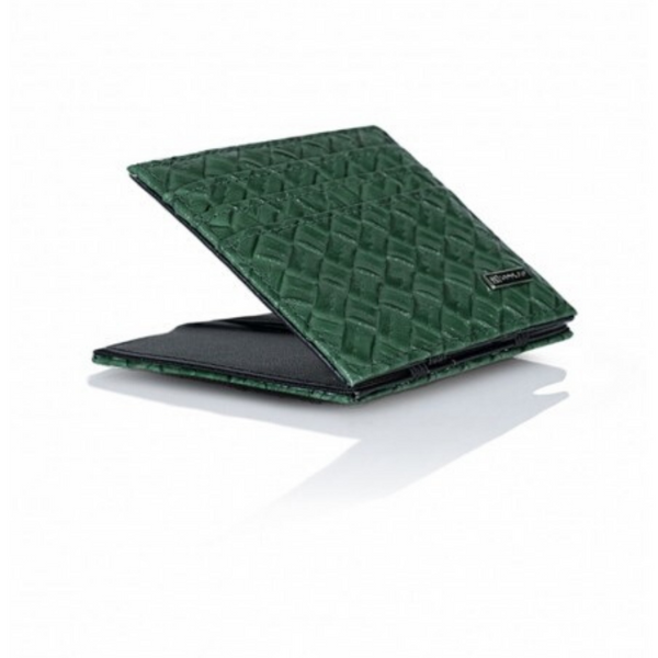 Portafoglio Cross Leather Edition Verde