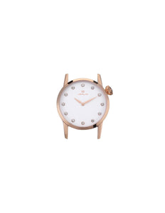 Cassa Gold Rose Quadrante Bianco Stone