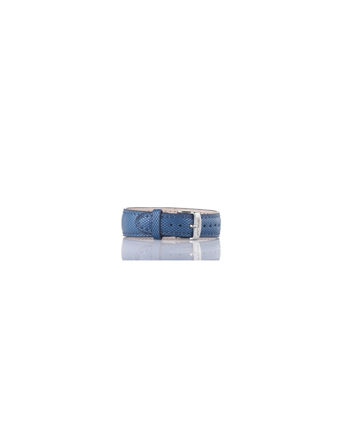 Cinturino in Pelle Carbon Turchese