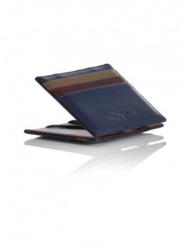 Portafoglio MultiColored Edition Blu Scuro, Bordeaux e Beige