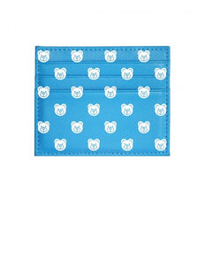 Portafoglio Pattern Edition Bear Blu Chiaro