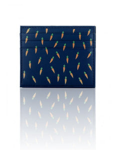 Portafoglio Pattern Edition Carote Su Blu Scuro