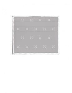 Portafoglio Pattern Edition Cross Bianco