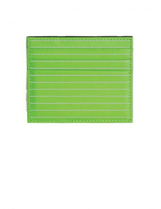 Portafoglio Pattern Edition Linee Orizzontali Grigio Su Verde
