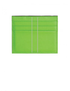 Portafoglio Pattern Edition Linee Verticali Grigio Su Verde