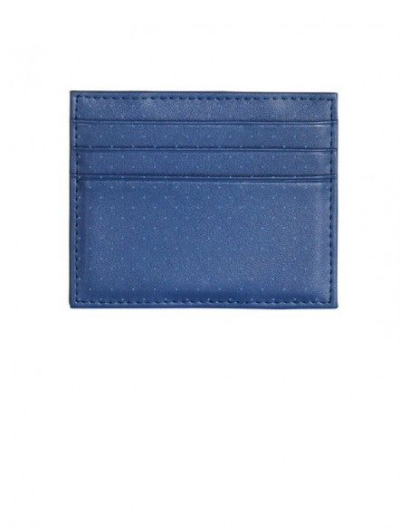 Portafoglio Pattern Edition Micropois Blu Chiaro Su Blu Scuro