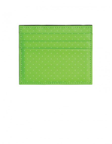 Portafoglio Pattern Edition Micropois Grigio Su Verde