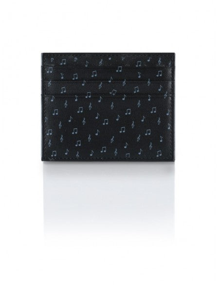 Portafoglio Pattern Edition Note Musicali Nero
