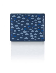 Portafoglio Pattern Edition Nuvole Blu