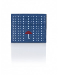 Portafoglio Pattern Edition Pattern Ombrello Blu