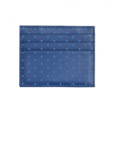 Portafoglio Pattern Edition Pois Blu Chiaro Su Blu Scuro