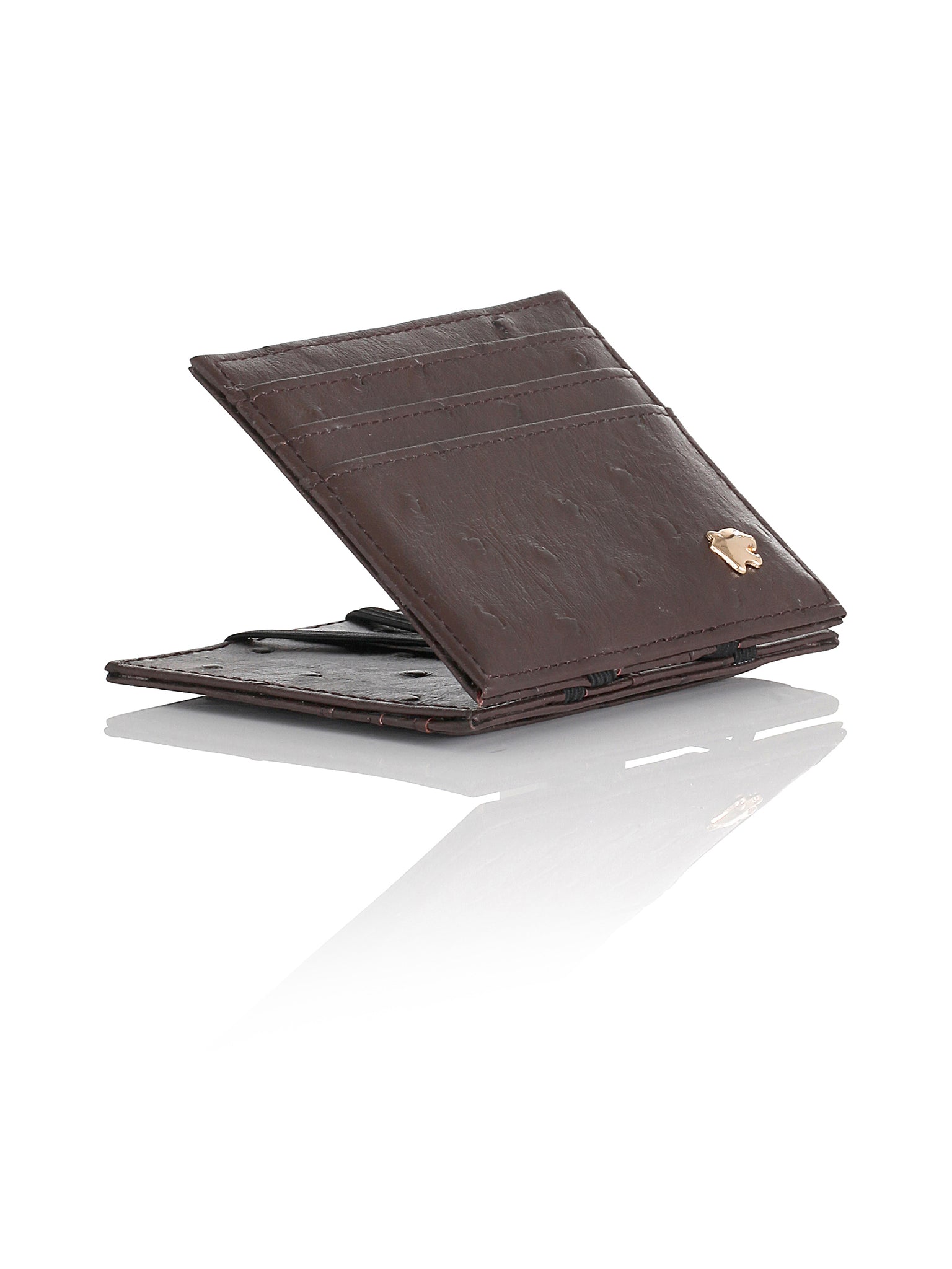 Portafoglio Privilege Edition Struzzo Marrone