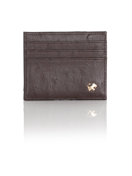 Portafoglio Privilege Edition Struzzo Marrone